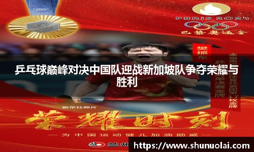 乒乓球巅峰对决中国队迎战新加坡队争夺荣耀与胜利